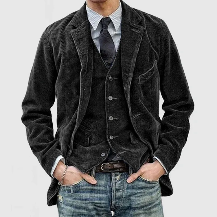 Adan Corduroy Blazer - Heren - Tijdloze Stijl & Comfort