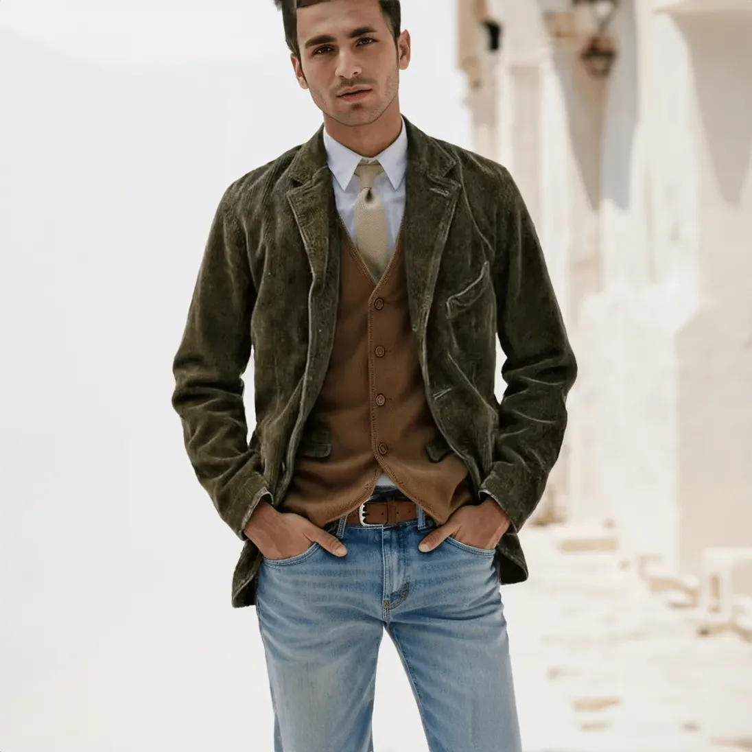 Adan Corduroy Blazer - Heren - Tijdloze Stijl & Comfort