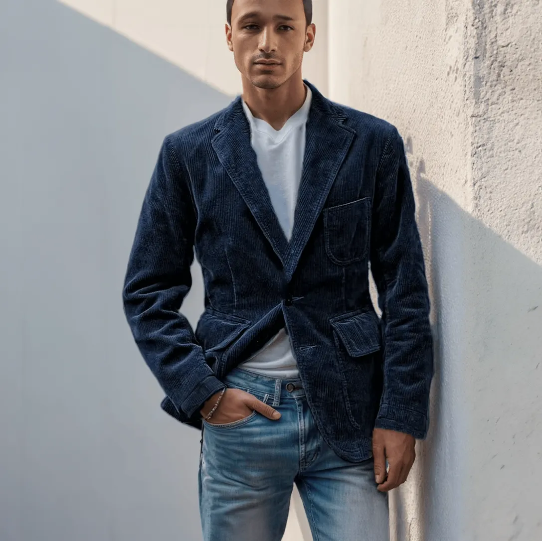Adan Corduroy Blazer - Heren - Tijdloze Stijl & Comfort