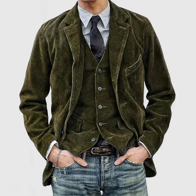 Adan Corduroy Blazer - Heren - Tijdloze Stijl & Comfort
