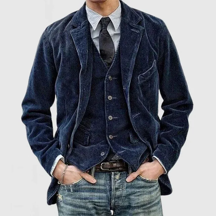 Adan Corduroy Blazer - Heren - Tijdloze Stijl & Comfort
