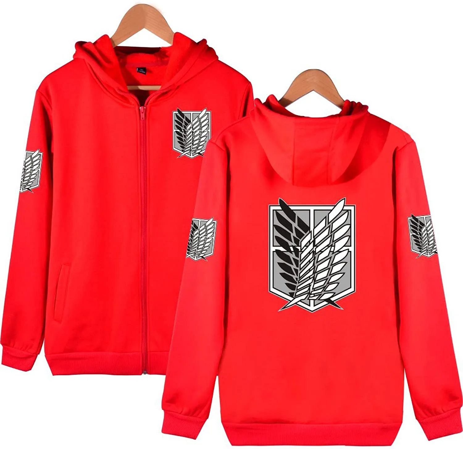 Anime Attack on Titan Hoodie - Unisex Pullover Hoodie Casual Fashion 3D Printing Sweatshirt
