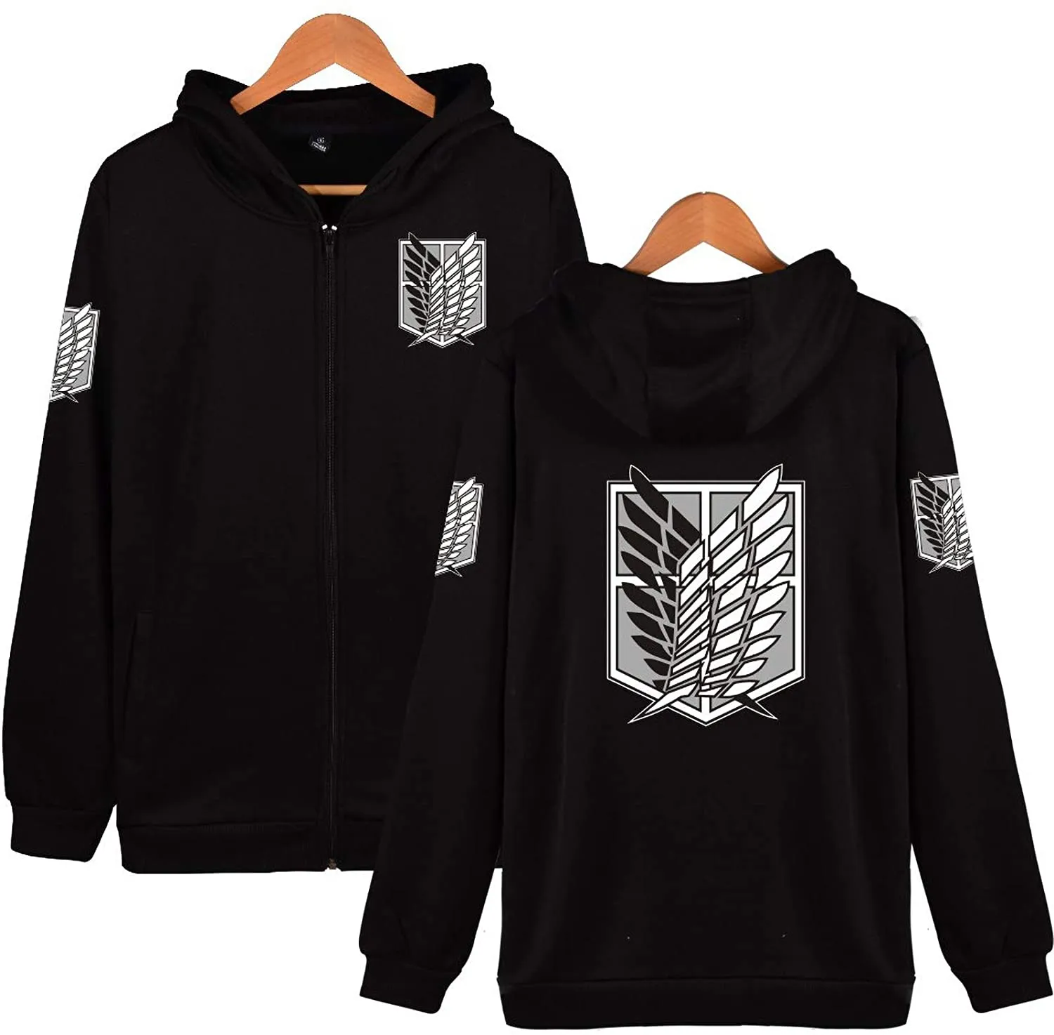 Anime Attack on Titan Hoodie - Unisex Pullover Hoodie Casual Fashion 3D Printing Sweatshirt