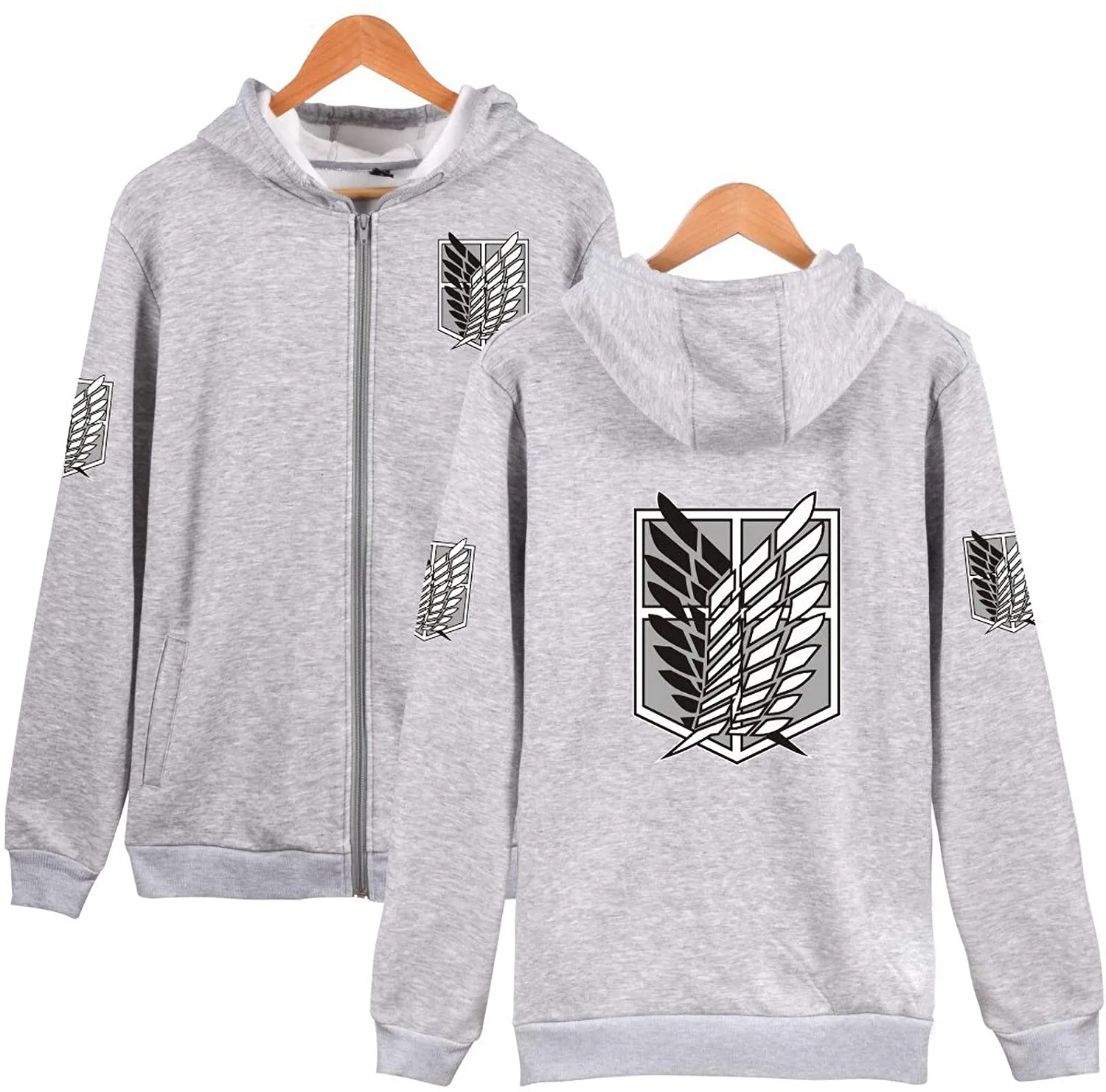 Anime Attack on Titan Hoodie - Unisex Pullover Hoodie Casual Fashion 3D Printing Sweatshirt