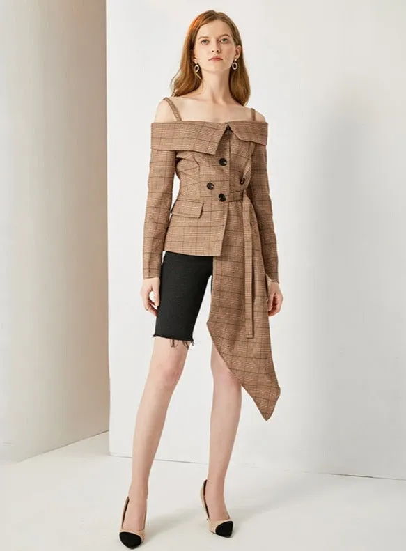 Asymmetrische Jas - Dames