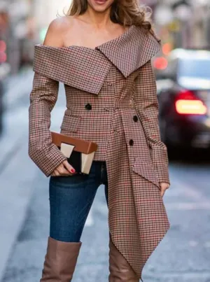 Asymmetrische Jas - Dames
