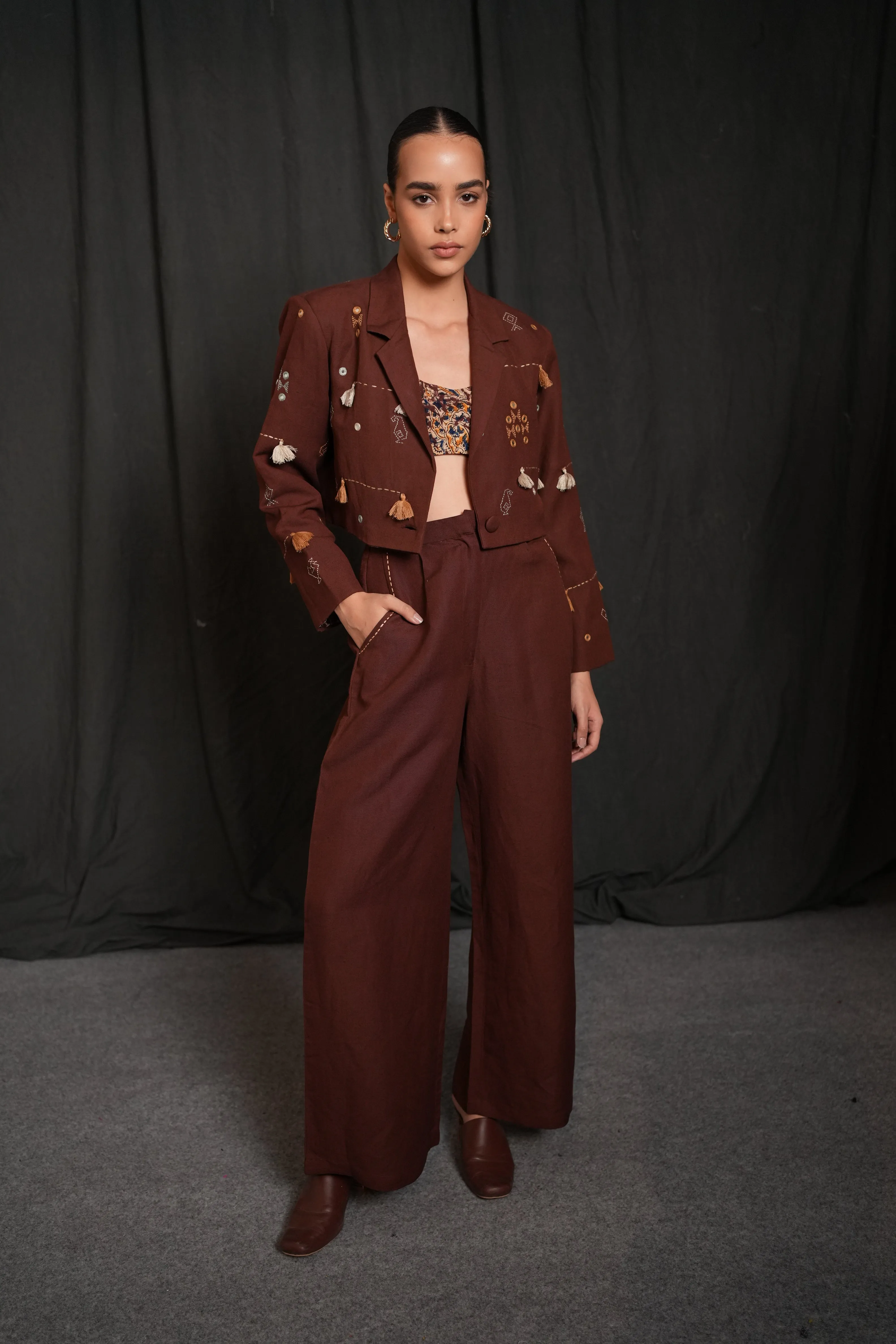 Aura Crop Blazer