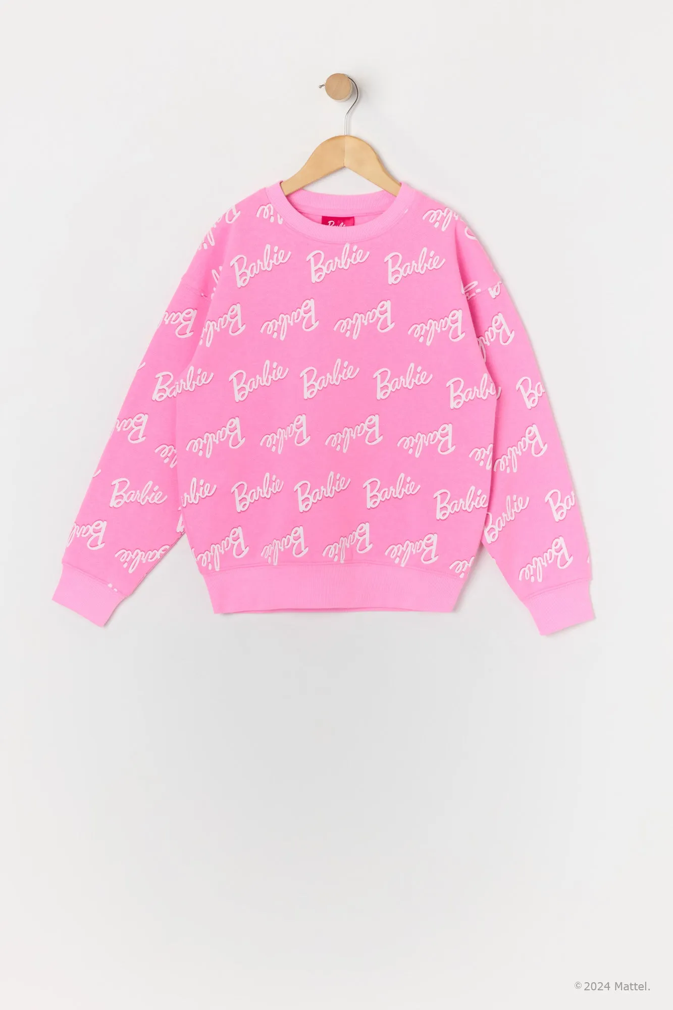 Barbie™ Girls Printed Fleece Sweatshirt