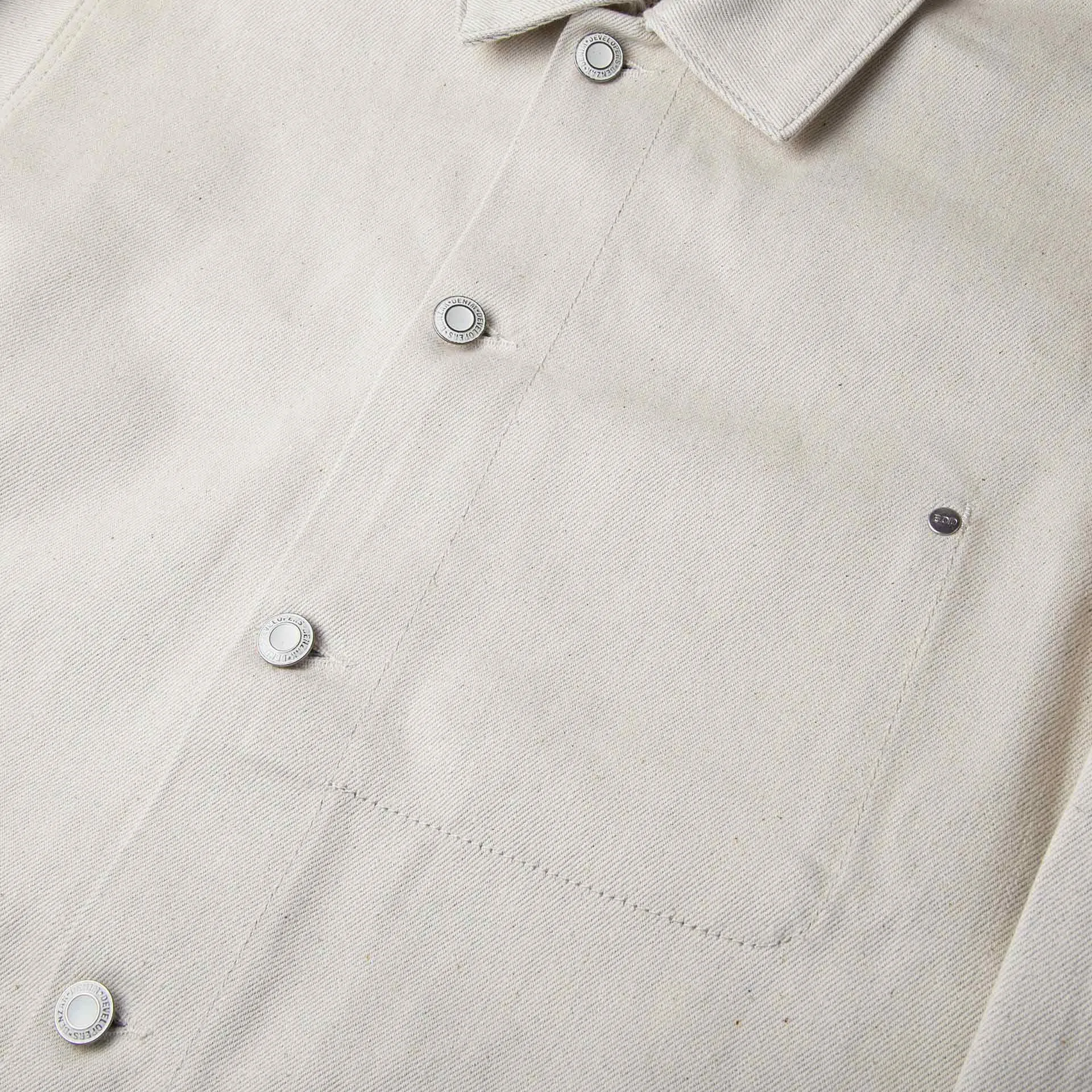 BWJ-01 WORKER JACKET 14 oz. ecru ‘paint roller’ selvedge