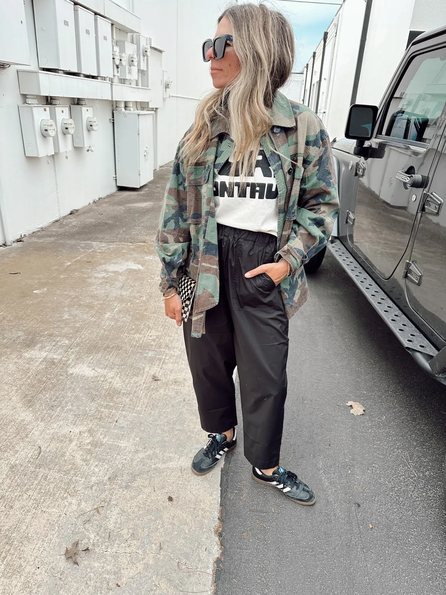Camo Oversized Jacket