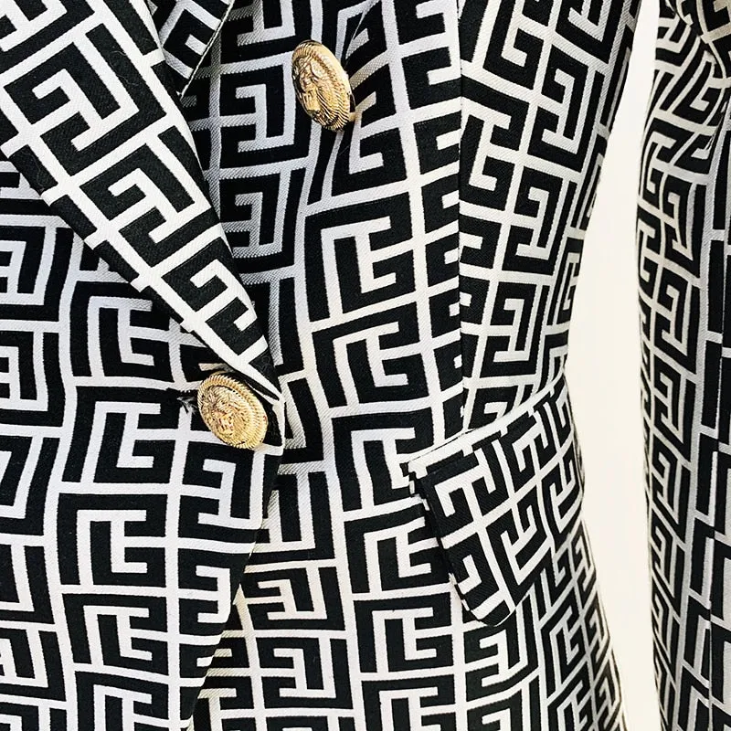 Double-Breasted Blazer voor Dames - Stijlvolle Taira met Luxe Stoffen en Elegante Pasvorm