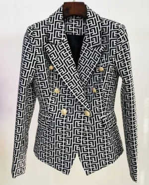 Double-Breasted Blazer voor Dames - Stijlvolle Taira met Luxe Stoffen en Elegante Pasvorm