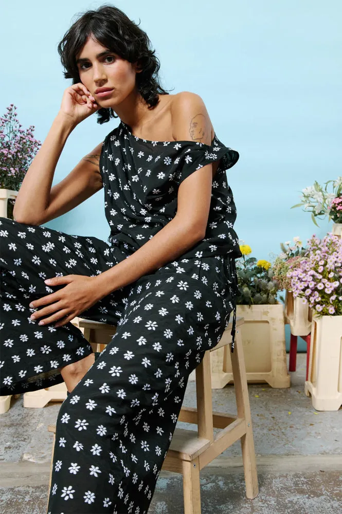 FRNCH Nuray Floral Print Trousers