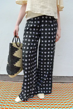 FRNCH Nuray Floral Print Trousers