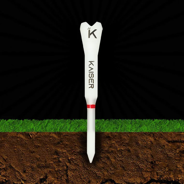 KAISER T1 Golf Tees Day Night Gifts Accessory Sets/ Long 1pcs Short 1pcs/ distance increase luminous anti-slicing Height fix Holders Glow in Dark Light up Flashing Made in Korea