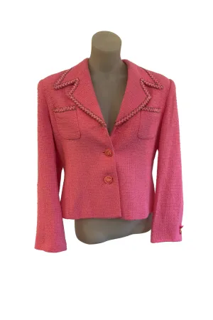 L   D Fashion Collection vintage bubblegum pink blazer, 40