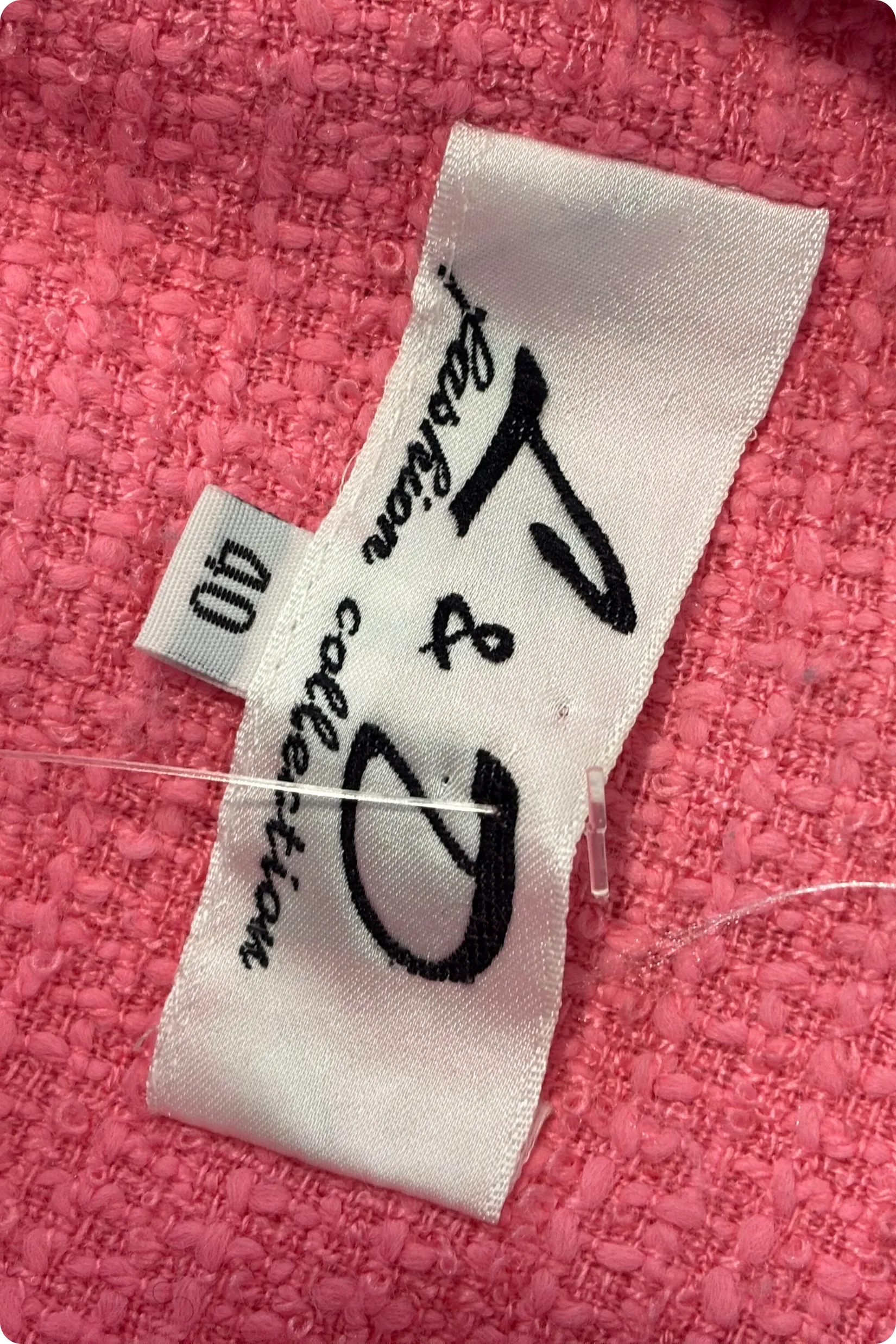 L   D Fashion Collection vintage bubblegum pink blazer, 40