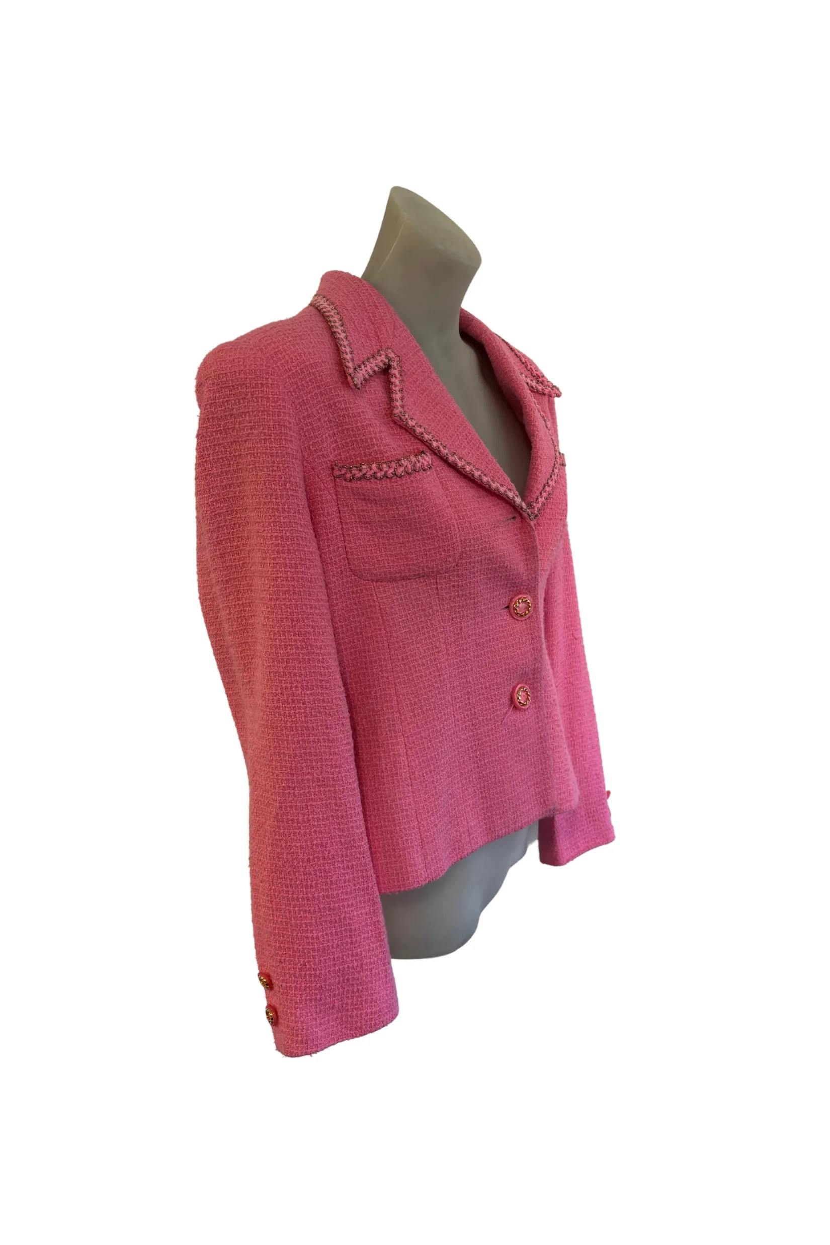 L   D Fashion Collection vintage bubblegum pink blazer, 40