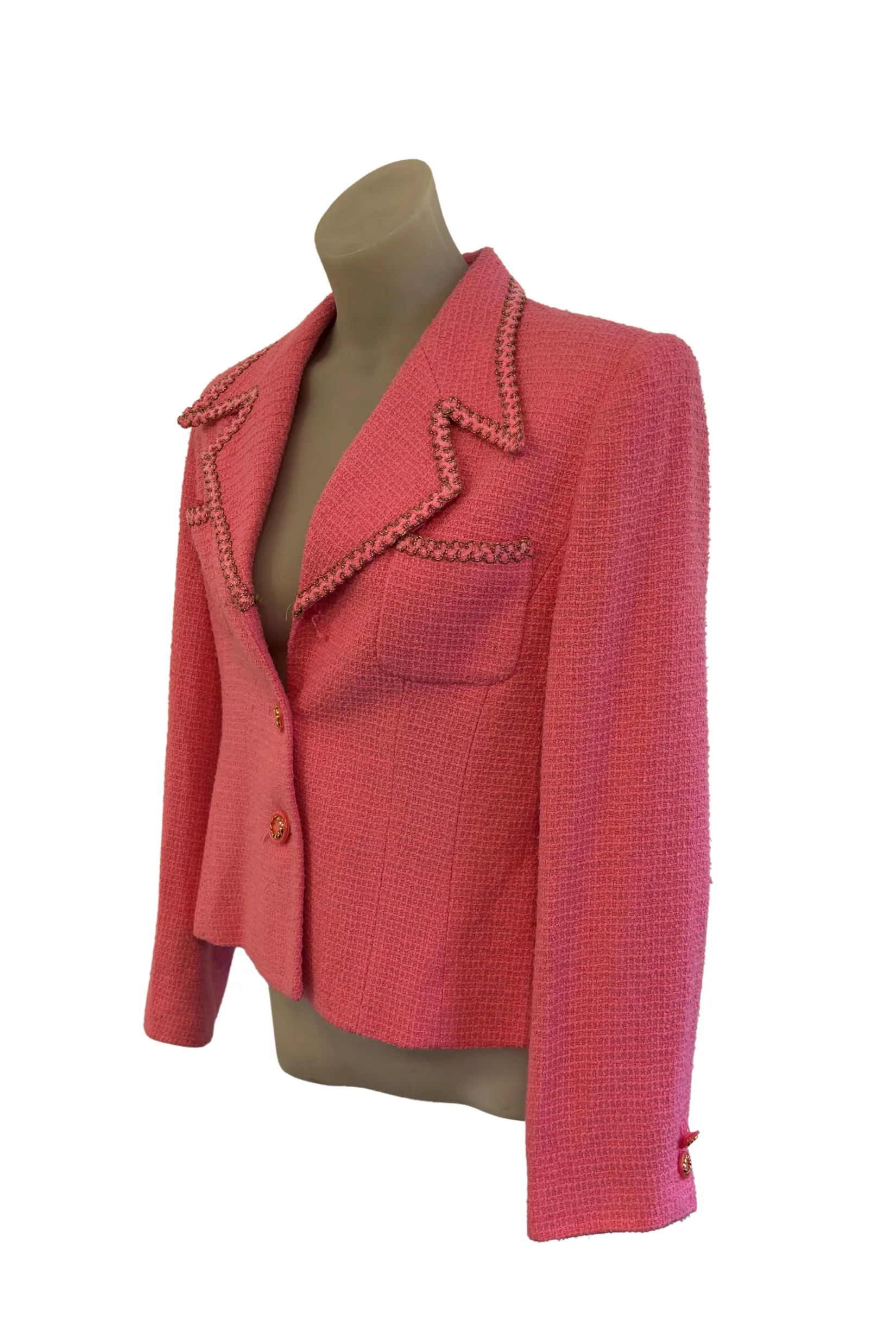 L   D Fashion Collection vintage bubblegum pink blazer, 40