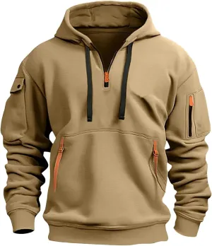 Men's Sweatshirts Fashion Running Trendy Long Sleeve Lightweight Drawstring Pullover Outdoor Comfy Casual Hoodies