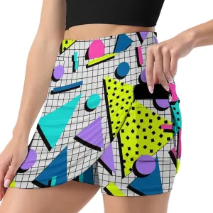 Mini Pleated Skirts for Women Sexy, Mini Skirt, Short Cargo Skirt, Skater A-line Pleated Skirt