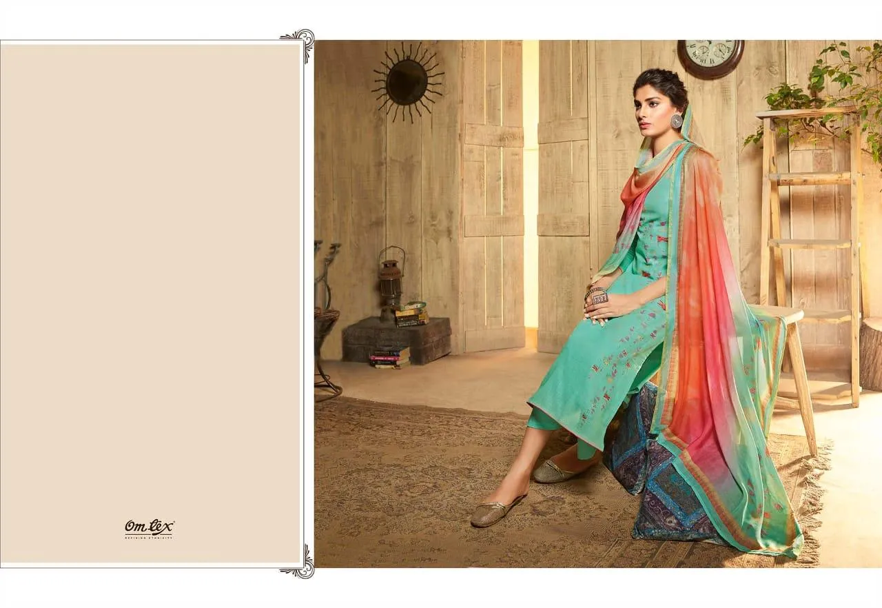 Omtex Presents Tehseen Printed Cotton Casual Wear Salwar Suits