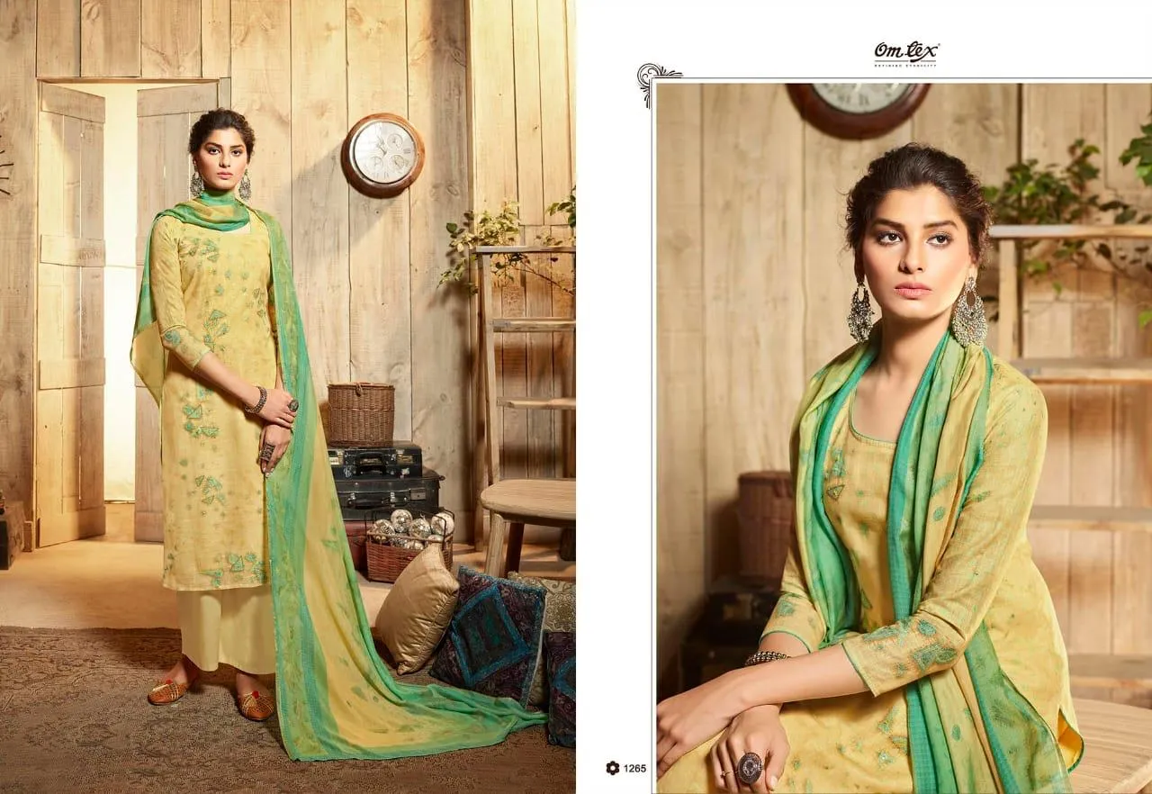 Omtex Presents Tehseen Printed Cotton Casual Wear Salwar Suits