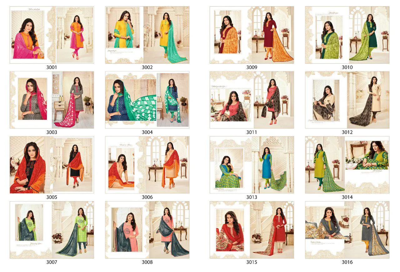 Oscar Vol 13 Pure Cotton Fabric Casual Wear Salwar Suits