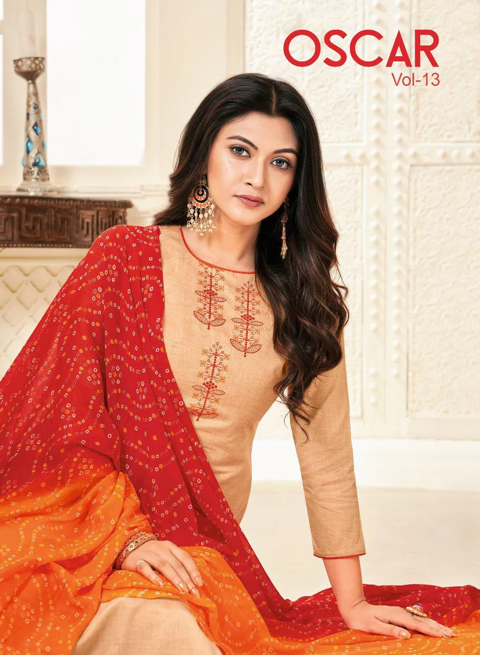 Oscar Vol 13 Pure Cotton Fabric Casual Wear Salwar Suits