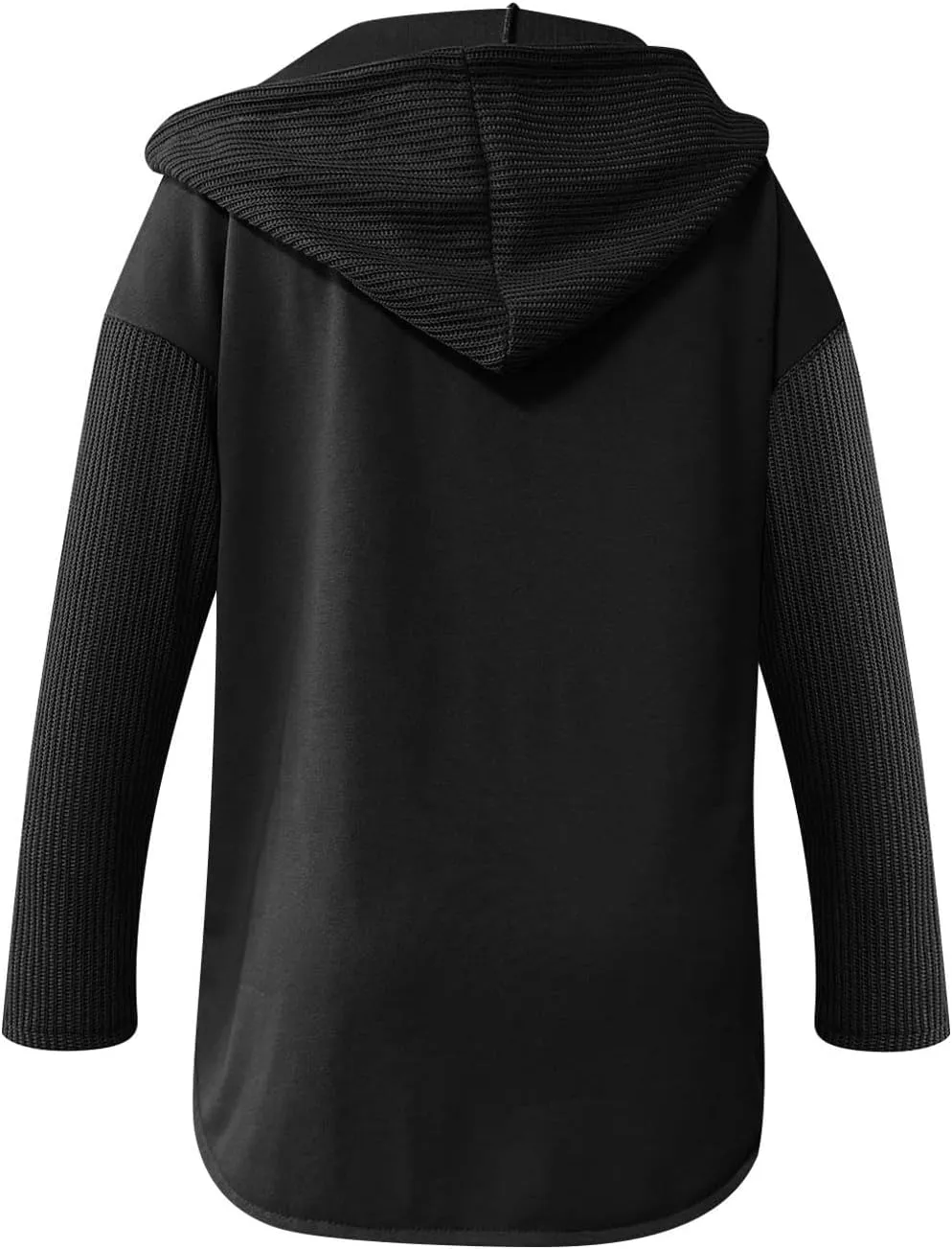 Oversized Sweatshirt Jackets for Women Trendy 2025 Spring Outfits Casual Long Sleeve Button Hooded Shacket Hoodies