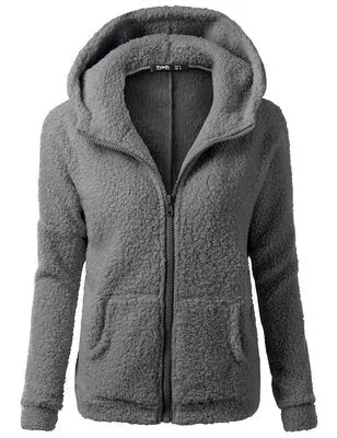 Soft Fleece Sweater Coat