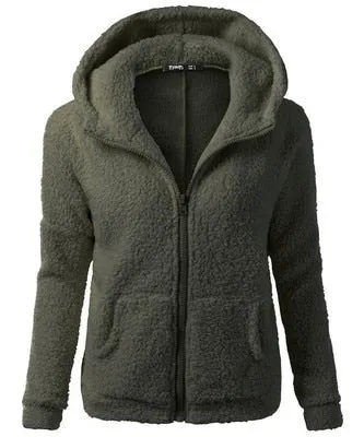 Soft Fleece Sweater Coat