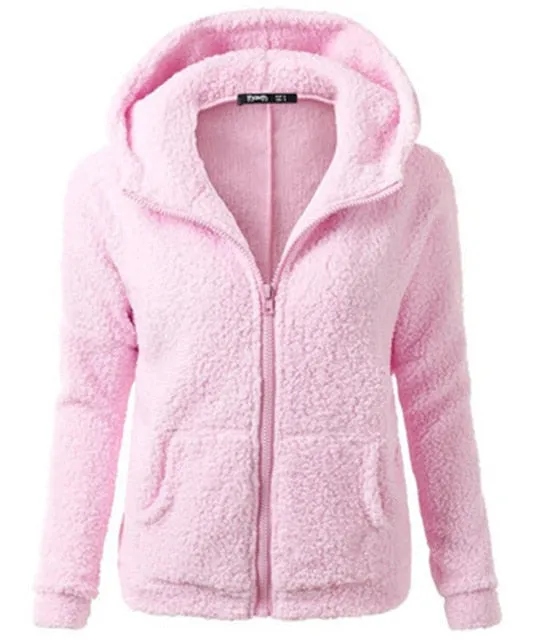 Soft Fleece Sweater Coat