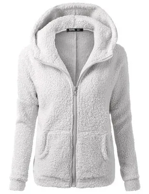 Soft Fleece Sweater Coat