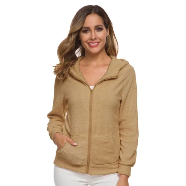 Soft Fleece Sweater Coat