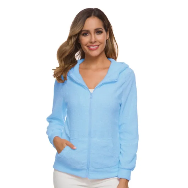 Soft Fleece Sweater Coat