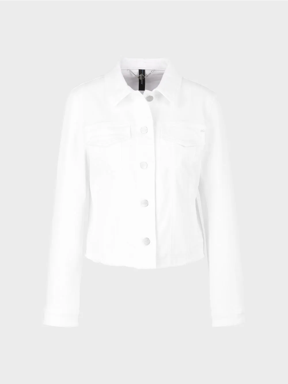 white denim jacket