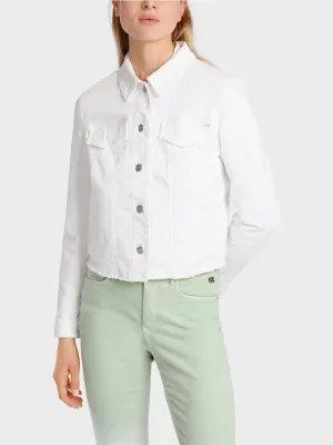 white denim jacket