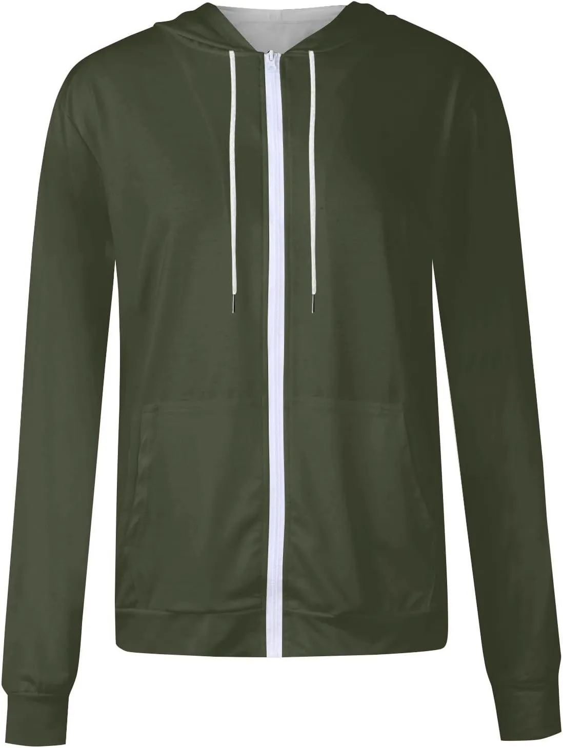 Womens Zip Up Hoodies Oversized Long Sleeve Sweatshirts Casual Hoodie 2025 Fall Jacket with Pockets Sweaters