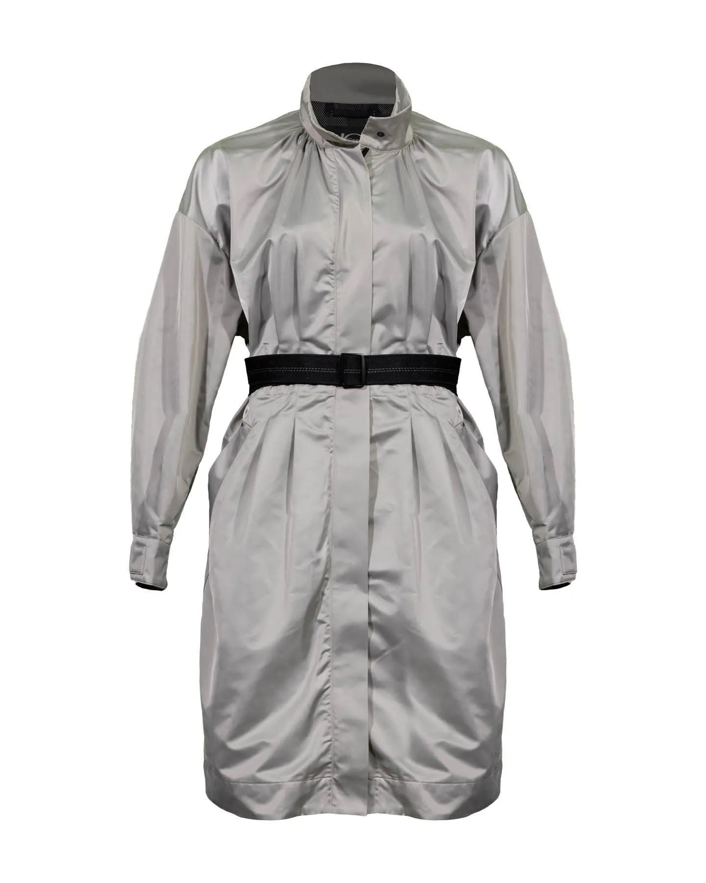 Zip Front Trench Coat
