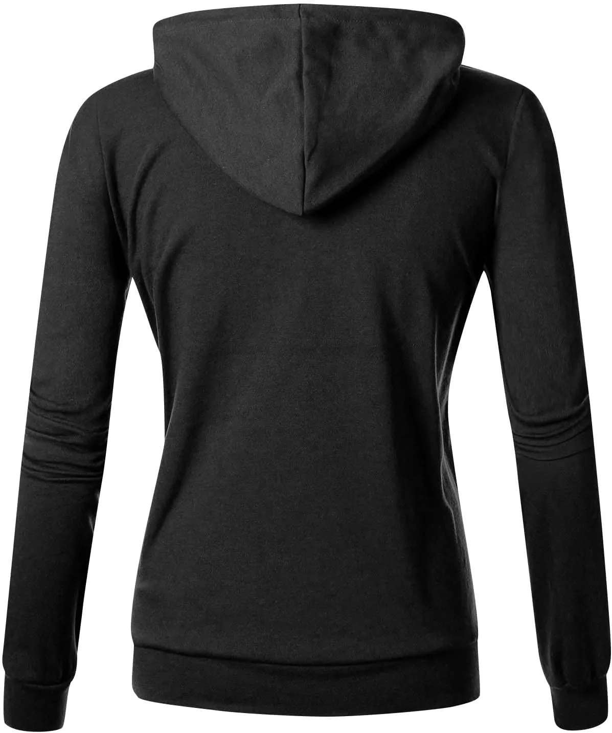 Zip Up Hoodie Womens Long Sleeve Drawstring Hooded Sweatshirt Casual Fleece Jacket 2024 Fall Outfits with Pockets